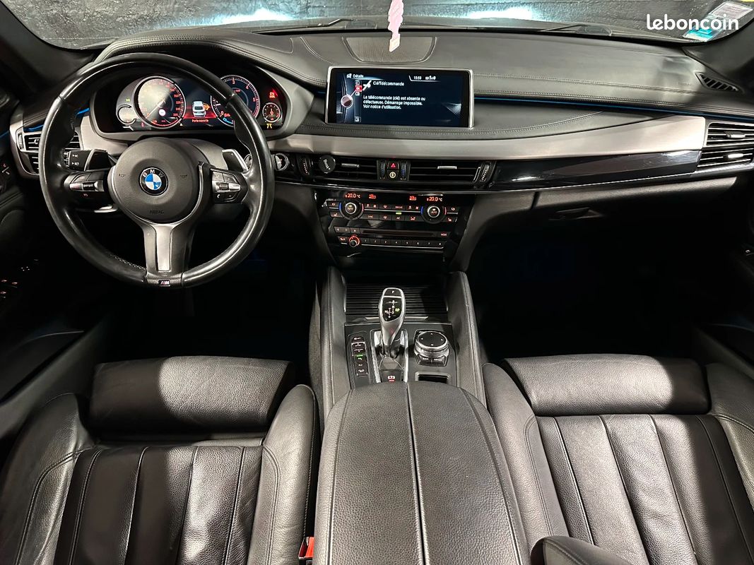 BMW X6 F16 xDrive40d 313 ch M Sport A | TOIT OUVRANT | HK | SIEGES ELECTRIQUES CHAUFFANTS 26880 (image 18)