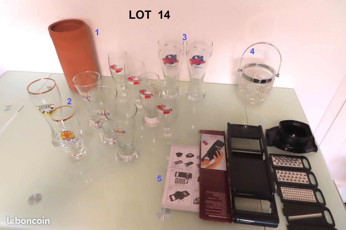 Vaisselle diverse (lots 11 à 14) (image 8)