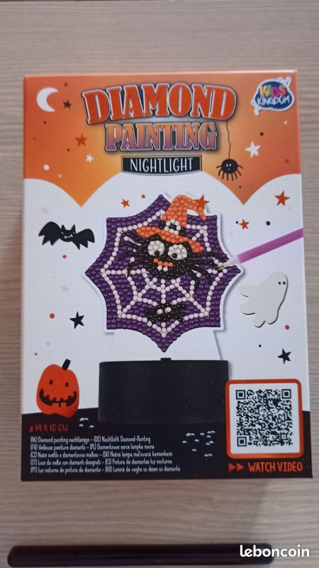 Vends veilleuse Diamond Painting Halloween neuf jamais ouvert (image 1)