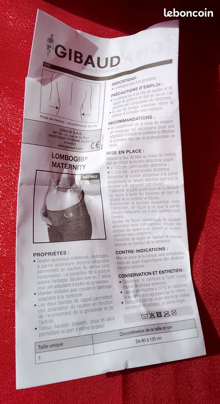 Ceinture lombaire pour femme enceinte (image 15)
