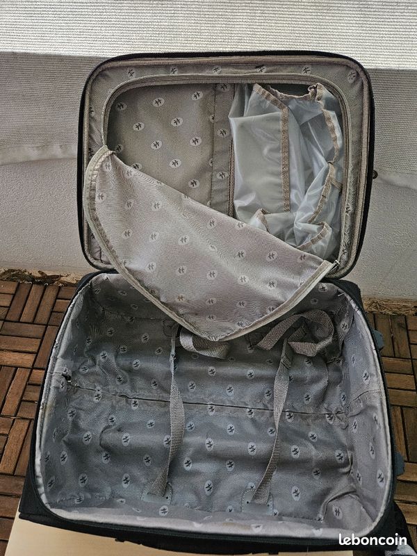 Valise noir pratique extensible (image 9)