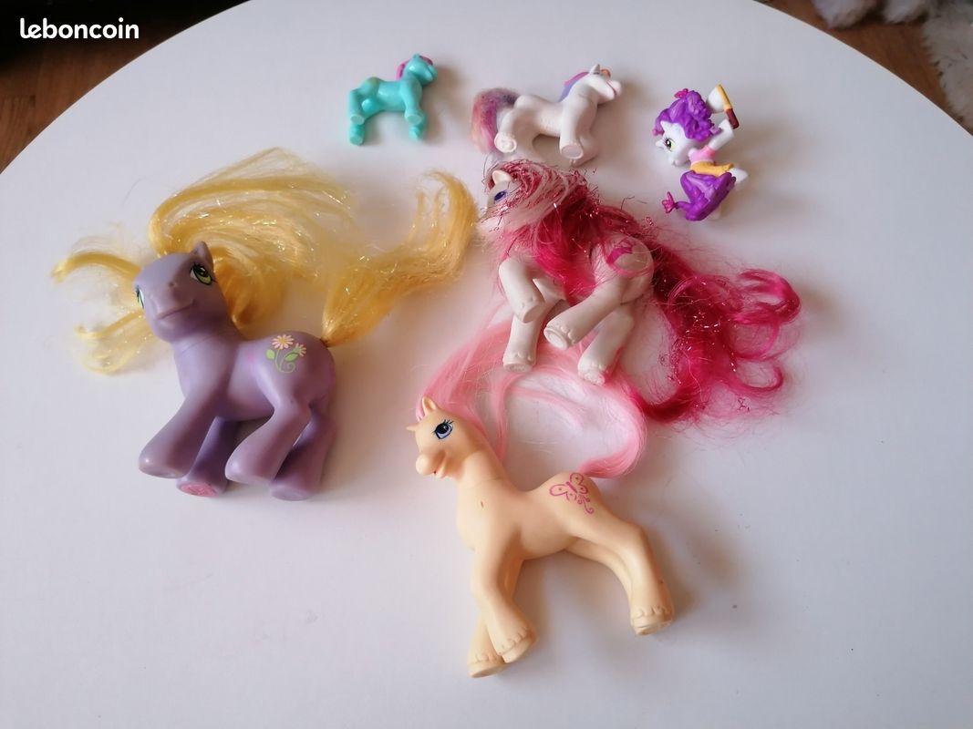 Lot De 8 Figurines My Little Pony G2 – Bébés – Vintage Hasbro – A-9