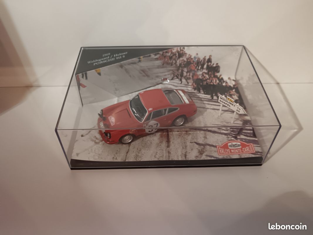 Die Cast 1/43 Modellino Auto Porsche 911 R Rally Tour De Corse 1969 G. Larrousse Pc Fronte Scaled