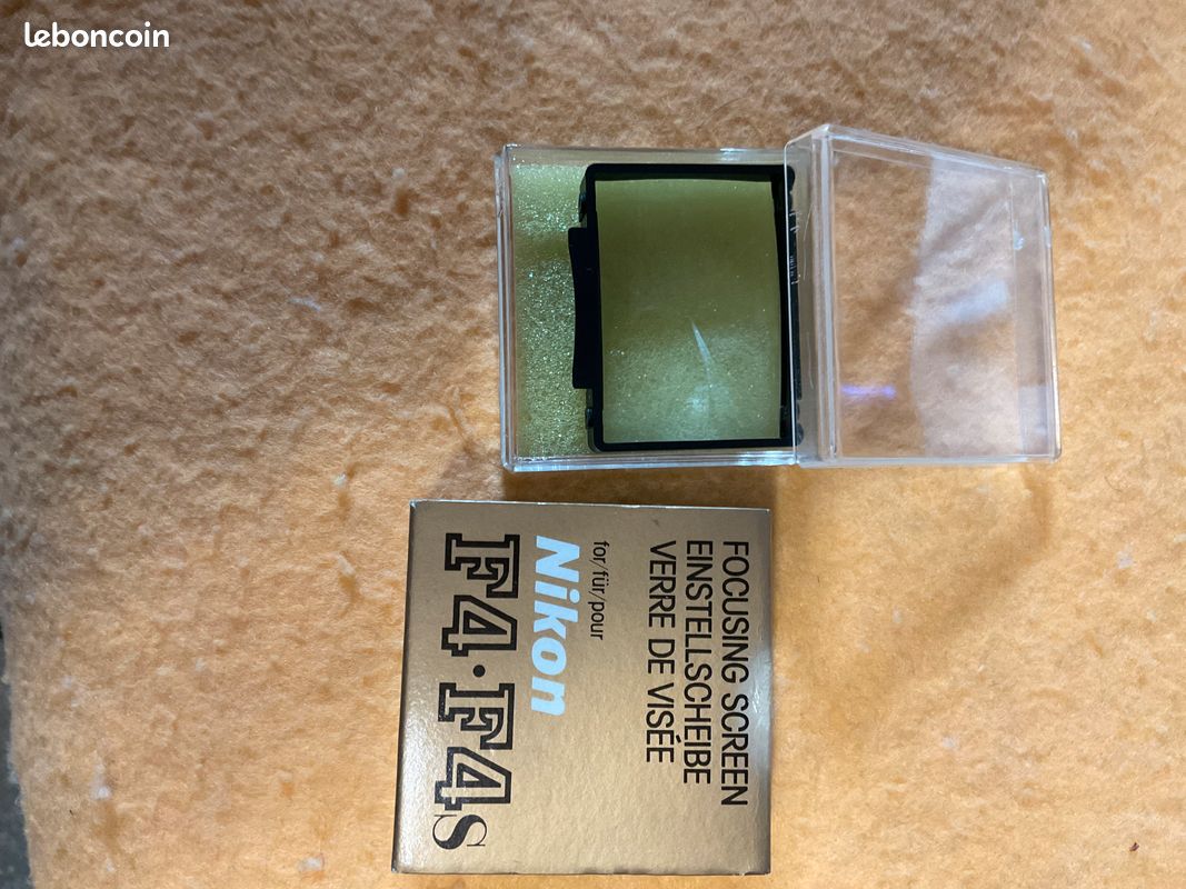 NIKON VERRE DE VISEE B POUR F4 F4S + BOITE BON ETAT NIKON SEP4 : vente