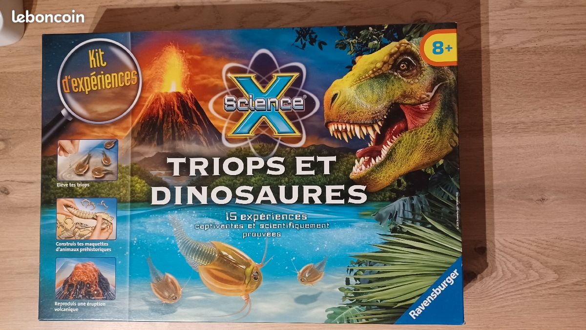 Kit d'expèriences - Triops et Dinosaures Ravensburger d'occasion