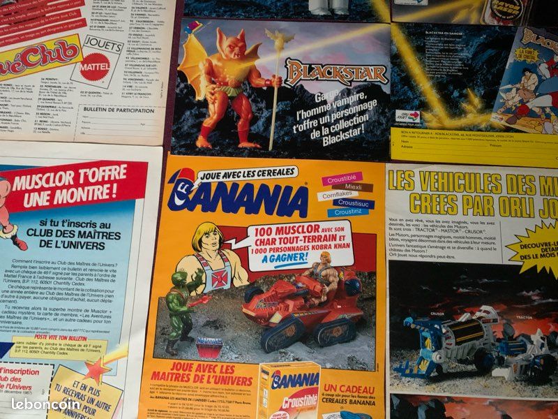 Ancien Badge Du Club MOTU France - Maîtres De L'Univers Mattel 1986