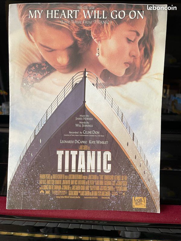 Partition piano My Heart will go on du film TITANIC (image 1)