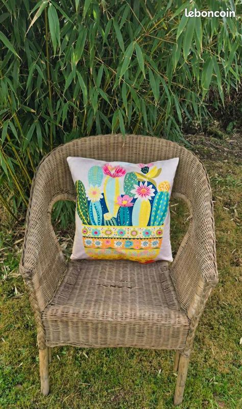 Housse De Coussin 40x40 Cm Éléphant - Décoration Salon Chambre Canapé Exterieur