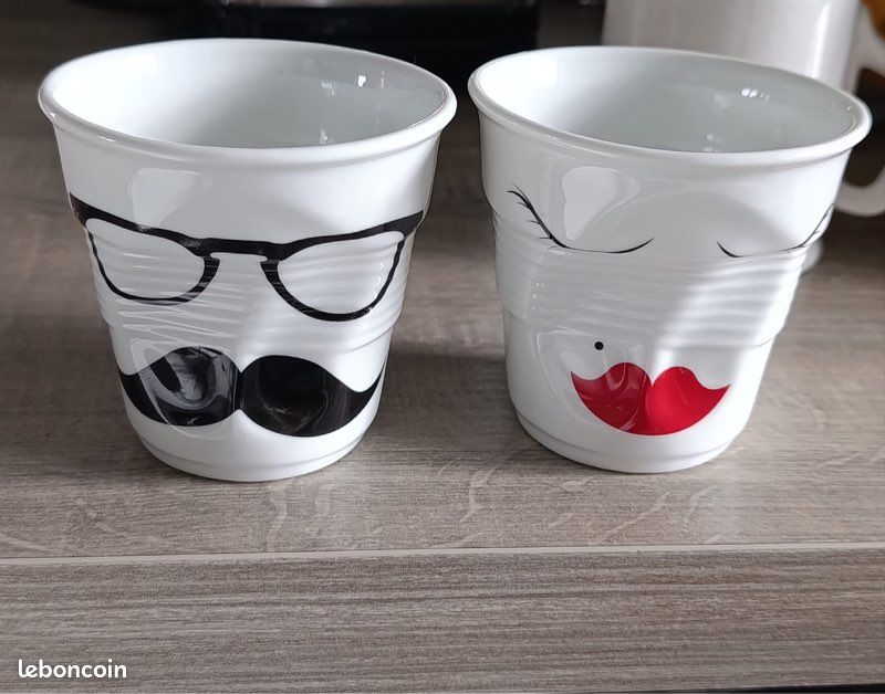 Set tasses expresso froissé REVOL (image 1)