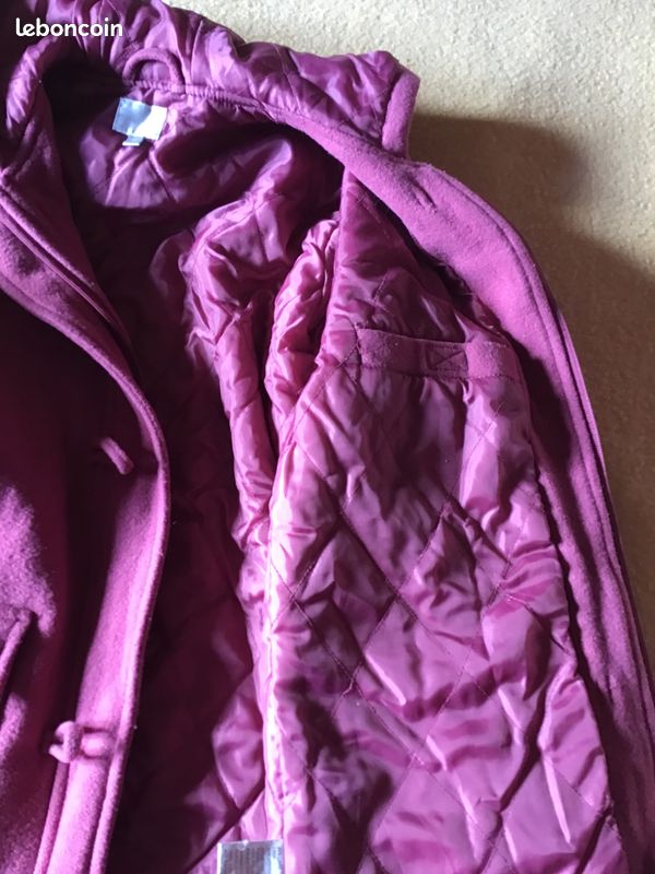 Manteau dufflecoat mauve (image 5)