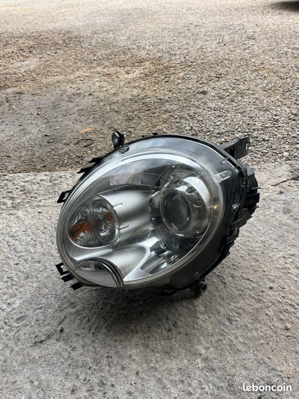 2x PHARE AVANT DROITE+GAUCHE ÉLECTRIQUE CHROME H4 POUR CITROEN C1 2005