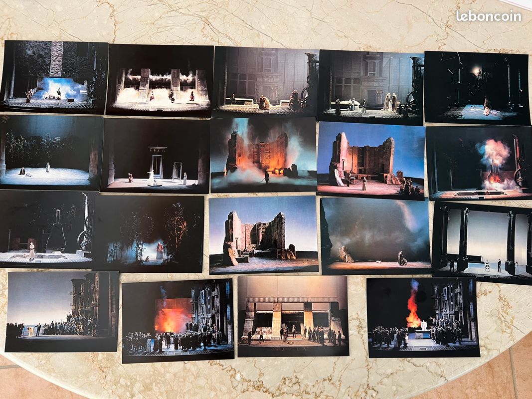 19 CARTES POSTALES BAYREUTH TETRALOGIE 1980 CHEREAU - EXCELLENT etat (image 1)