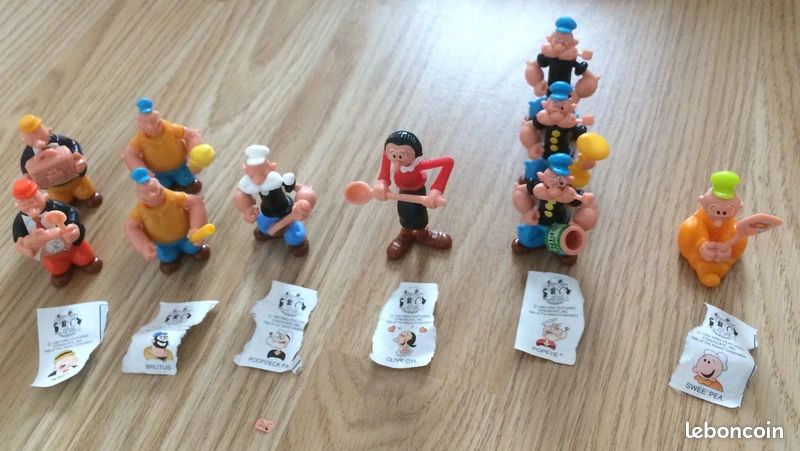 Kinder Surprise - 10 figurines Popeye et ses amis - 1991 (image 1)
