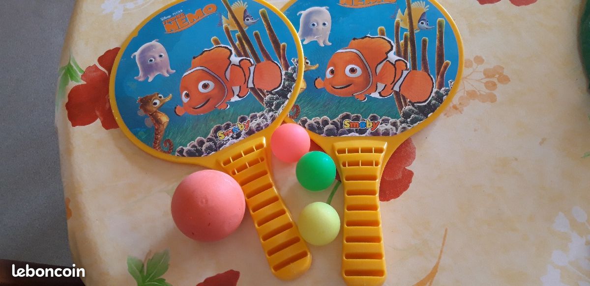 Lot de raquettes Smoby Némo (image 1)