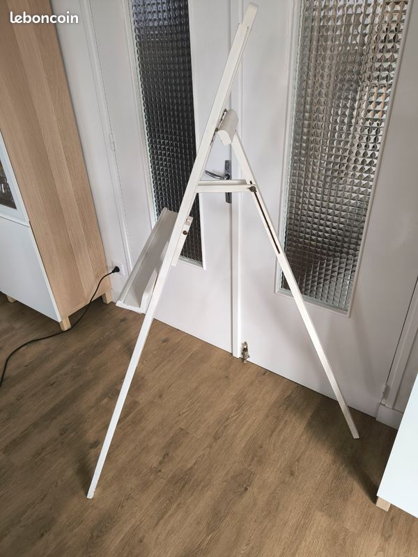 Chevalet De Table En Bois Blanc - 40 Cm - Robuste & Pliable Pour Artistes Et Enfants