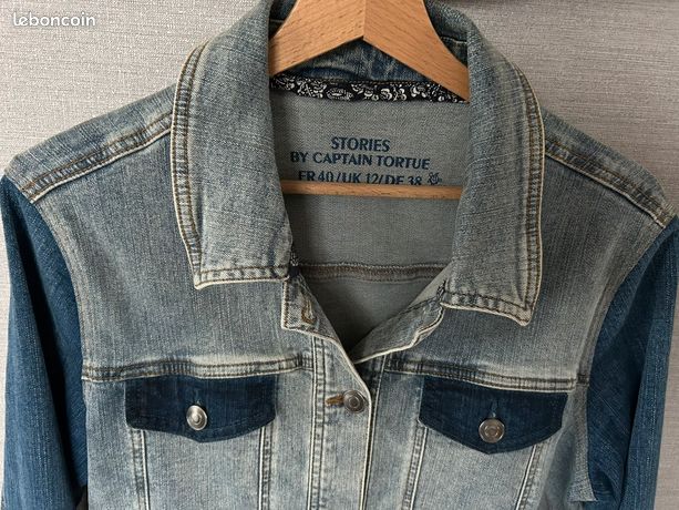 Pantacourt Jean Captain Tortue Taille 8 Ans - Occasion Très Bon état - Unisexe