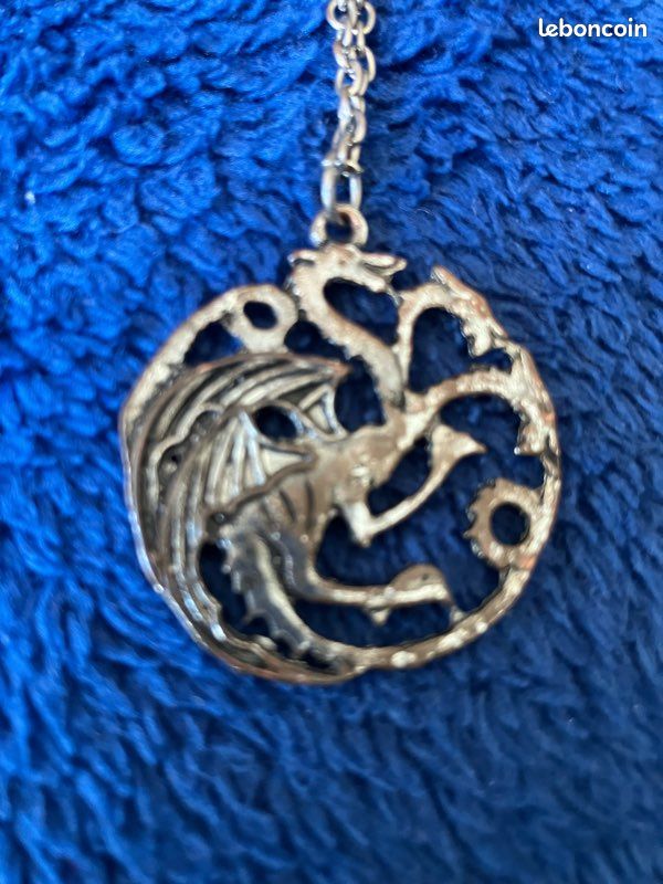 Collier Game of Thrones blason Targaryen Daeberys (image 2)