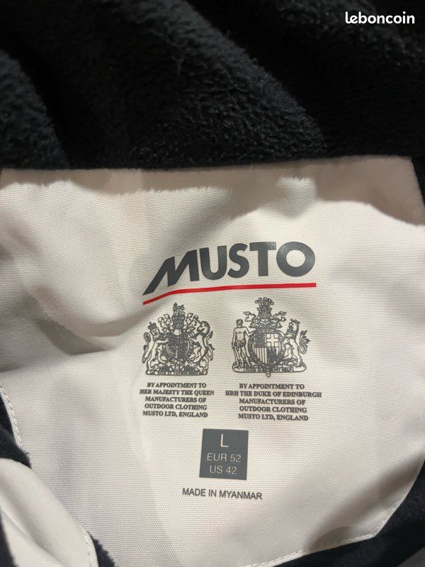 Veste de pont MUSTO Sardinia Homme (image 3)