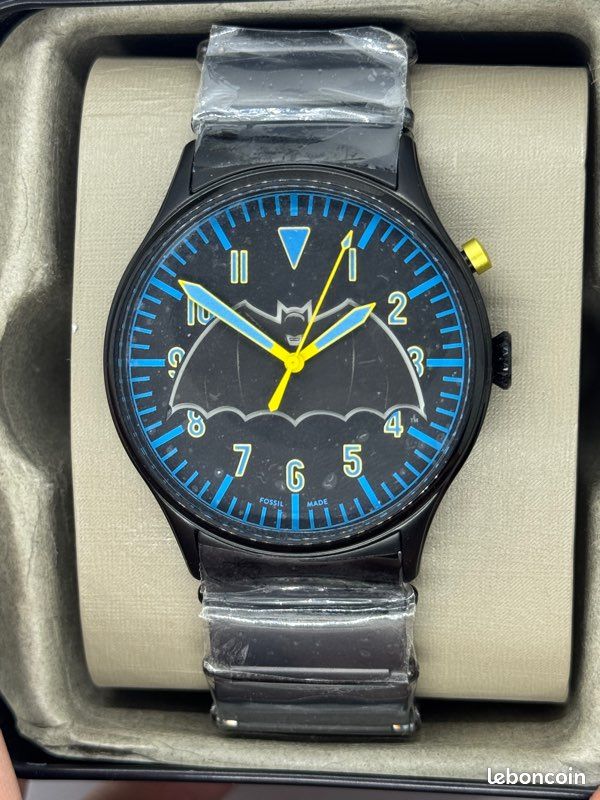 Fossil Watch Analog Black LE1129SET BATMAN HERITAGE - Montres & Bijoux