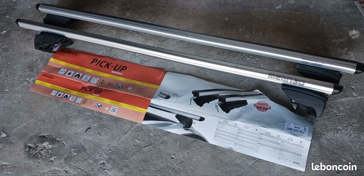 Barres de toit BMW Série 2 (F45) Active Tourer, série 3 (F31 G20) Break , X1 (F48) Menabo Pick-Up (image 1)