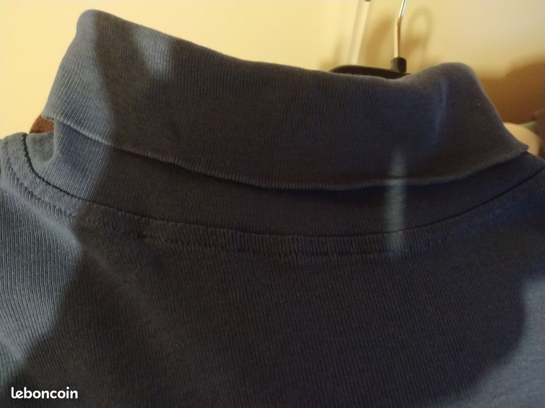 Sous pull fille ou garçon bleu marine 13 14 ans TEX (image 4)