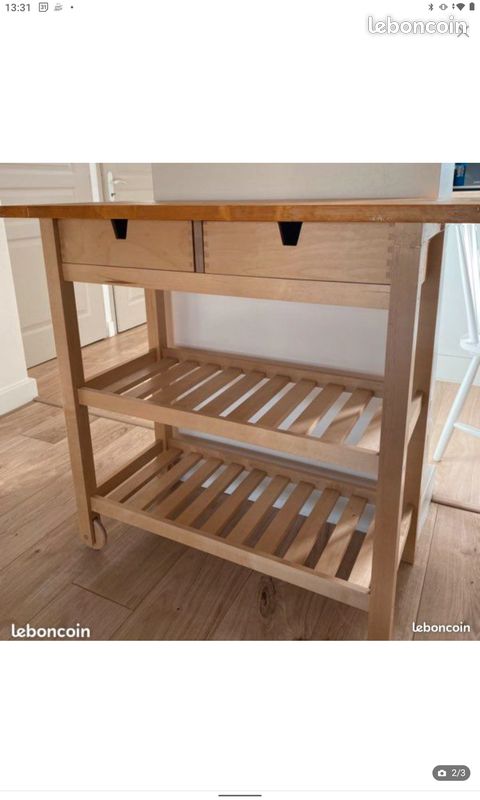 FÖRHÖJA Desserte, bouleau - IKEA (image 5)