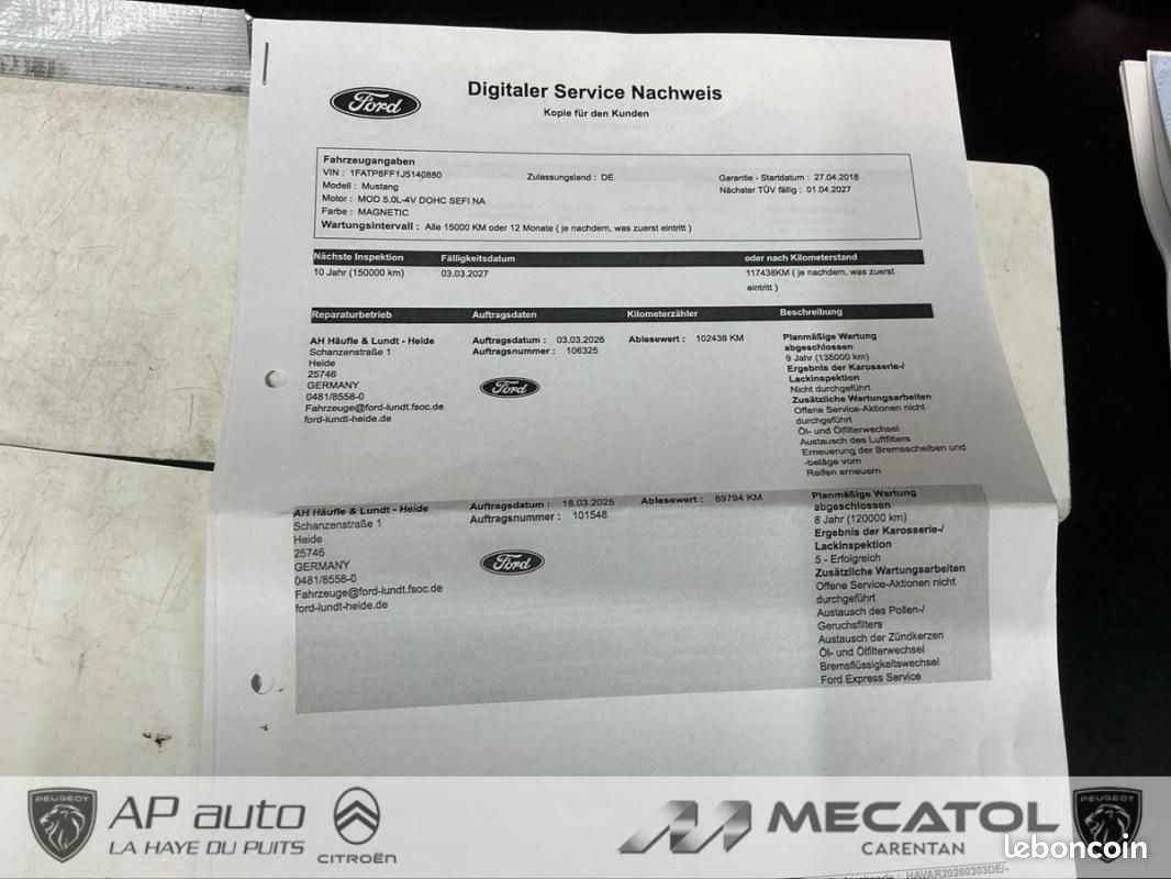 Ford Mustang (6) 5.0 Ti-VCT V8 Convertible GT (image 28)