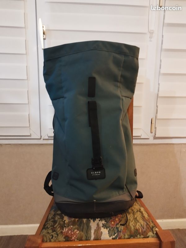 Decathlon Sac A Dos Velo Pour Porte-bagages Double 27 Litres Vert