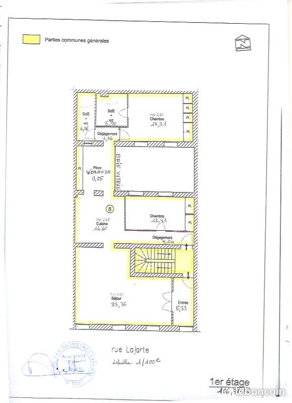 Appartement 4 pièces 106 m² · à Bordeaux · 106 m² · 395 000 €