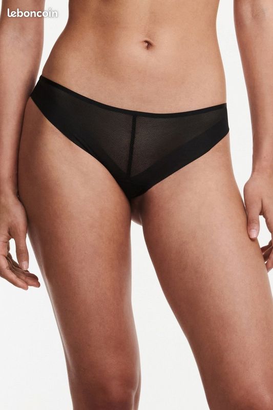 Tanga noir chantelle X T.44 neuf marque chantelle (image 1)