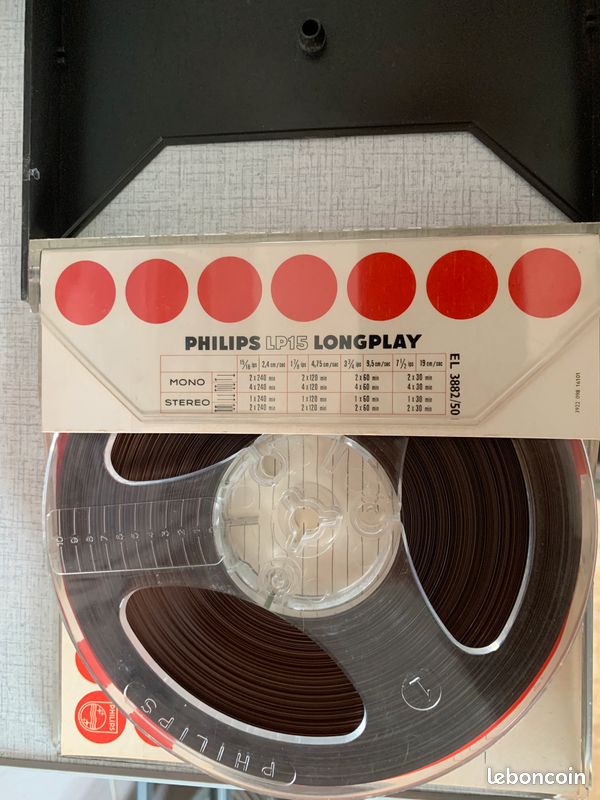 Bande Magnétique Reel To Reel Philips 12’ BASF Tape