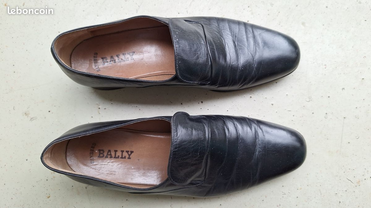Chaussures Bally élégantes cuir marron Havanna-00 (D'occasion) à thonex