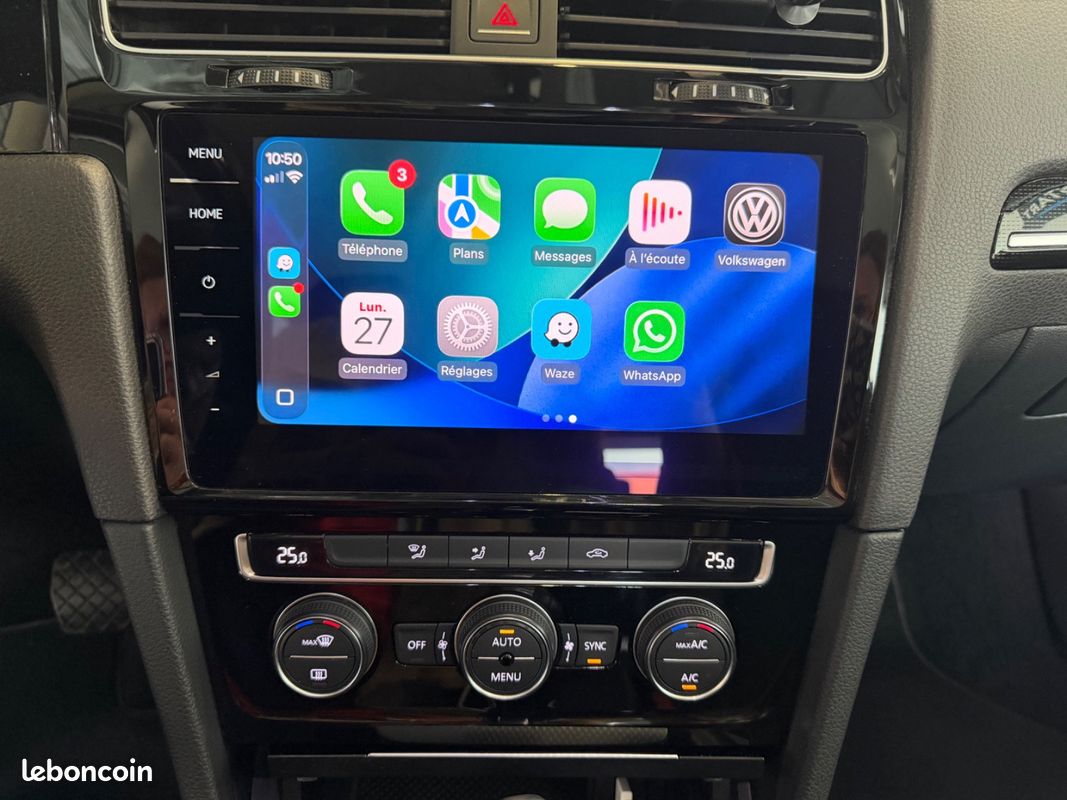 Volkswagen Golf VII Berline Carat BMT DSG CAMERA/CARPLAY/RADARS AV&ARR/ACCÈS ET DÉMARRAGE SANS CLÉ (image 14)