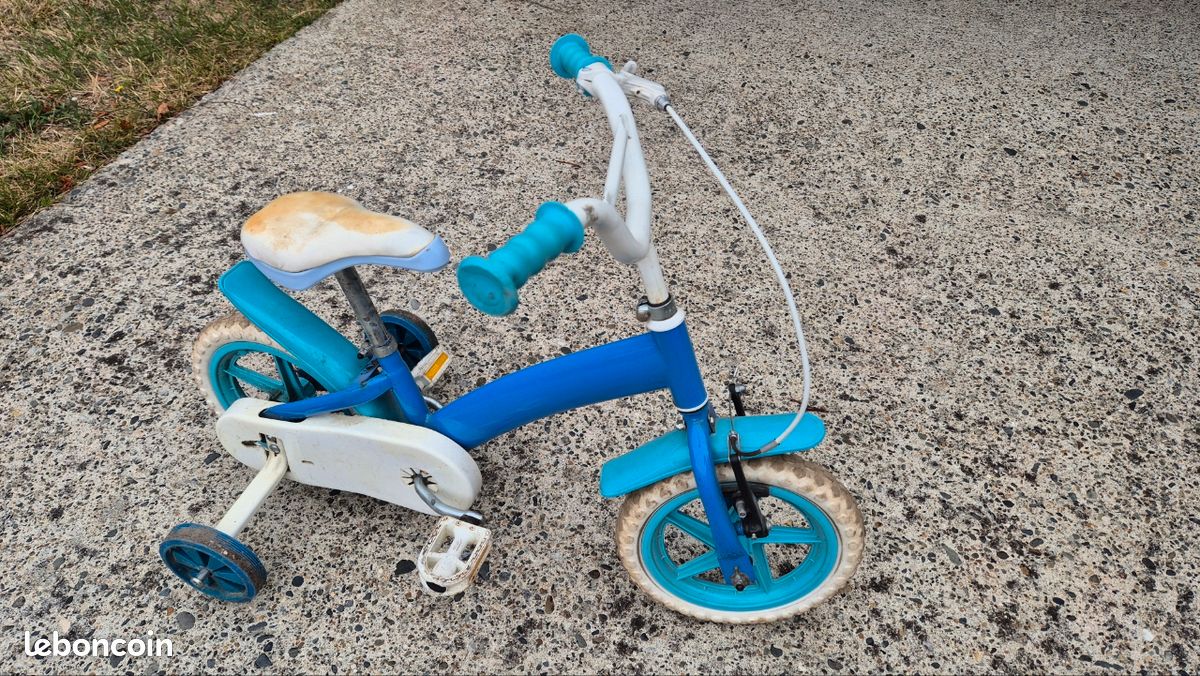 JOYSTAR Pluto Vélo De 35,6 Cm Avec Roues D'entraînement Pour Enfants De 3 4 Et 5 Ans Velo Bmx Pour Garcons Et Filles Orange