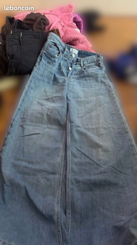 Lots pantalons larges (image 1)