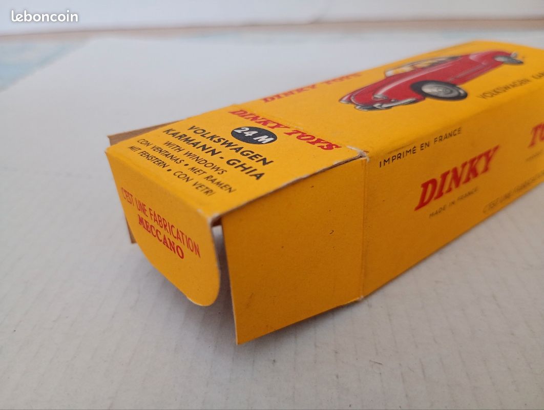 Dinky #187 - Volkswagen Karmann Ghia Coupe, Superb in Original Box