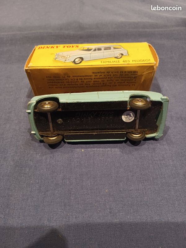 Dinky Toys France 24F Peugeot 403 Familiale 1958, Très Bon état, Boîte D'origine