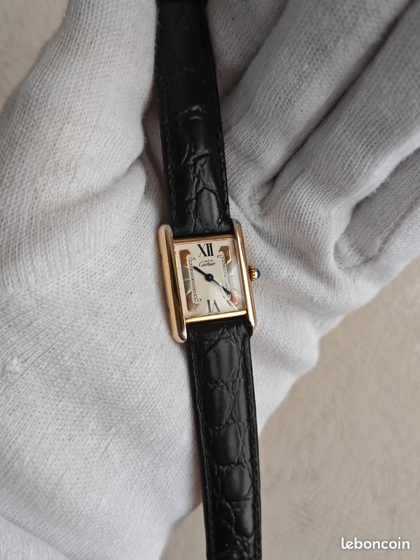Montre Cartier tank vintage quartz (image 5)
