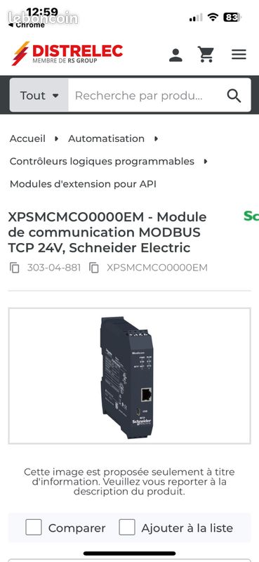Module communication modbus (image 3)