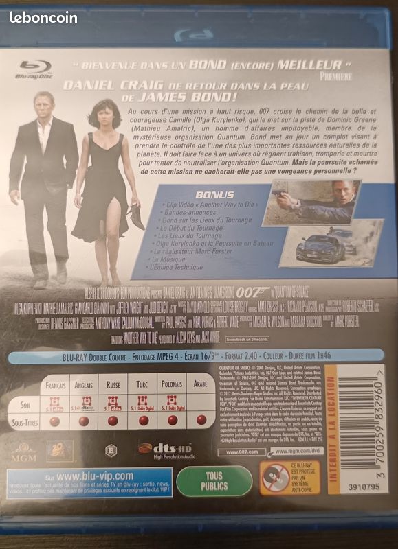 Blu-ray James Bond Quantum of Solace (image 2)