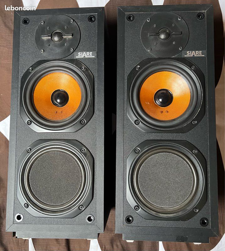 Enceintes Siare Dl200 – Paire De Haut-parleurs Avant 100 W | Qualité Audio Vintage