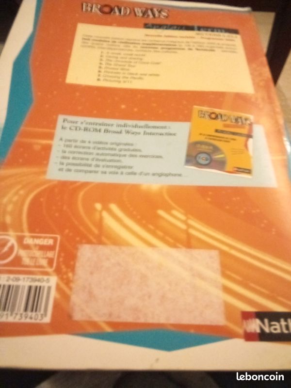 Livre de cours Anglais Broad Ways Nathan Terminale (image 2)