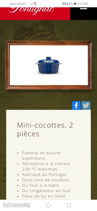 Mini-cocotte en céramique (image 2)