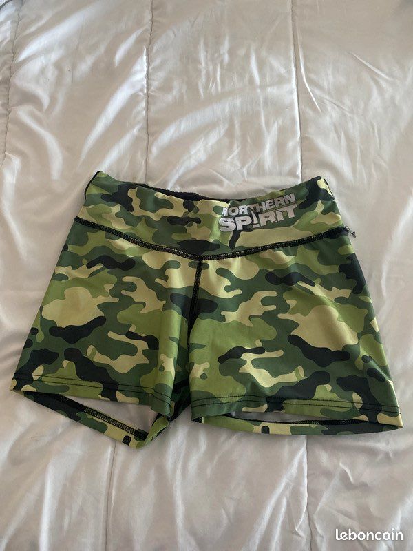 Short de crossfit NORTHERN SPIRIT édition limité camouflage kaki