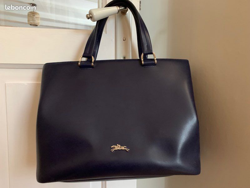 Sac Longchamps bleu nuit (image 6)