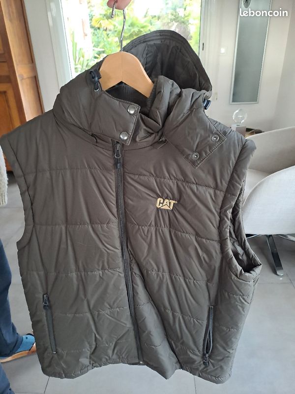 Sans Manche Blouson Caterpillar Homme Blouson Travail Homme Gilet