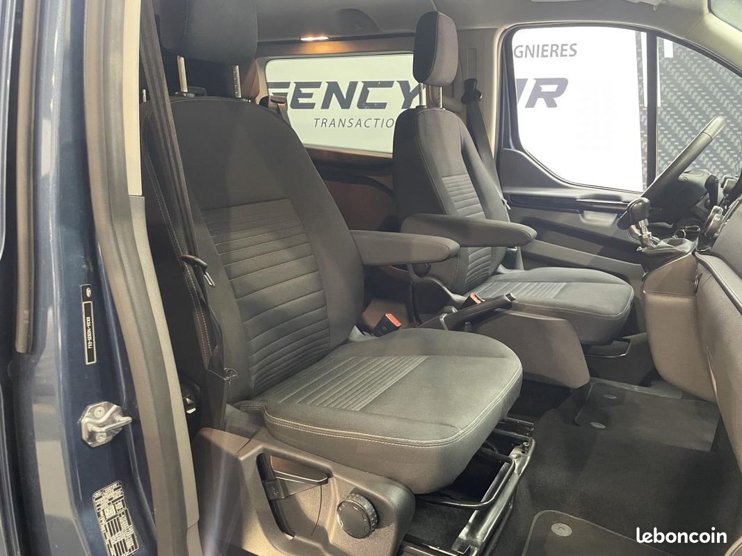 FORD TRANSIT Custom - 2.0 -130 cv Fourgon 280 L1H1 - aménagé - siège chauffants - suivi comp (image 13)