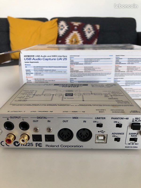 Carte son EDIROL Audio Capture UA-25 (image 3)