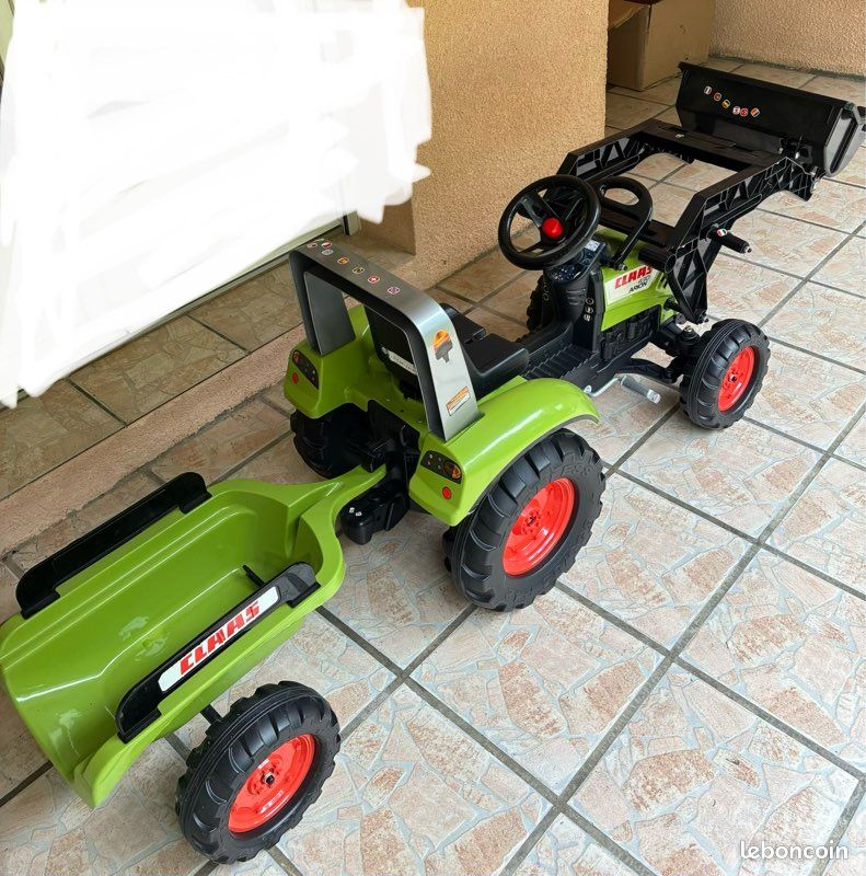 Tracteur à pédales jouet enfants (image 1)