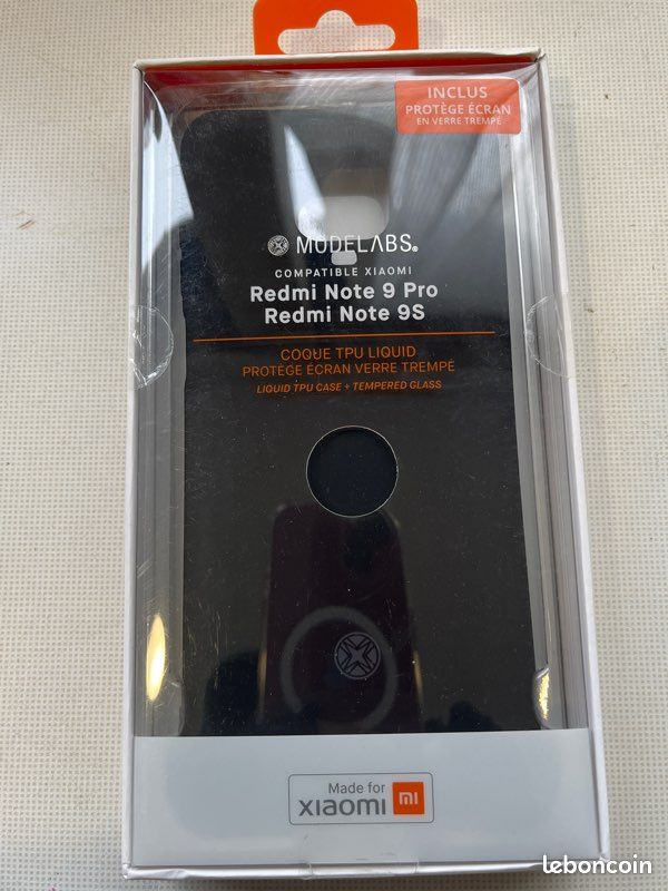 Lot coque + protection d'écran pour Xiaomi Note 9 Pro (image 1)